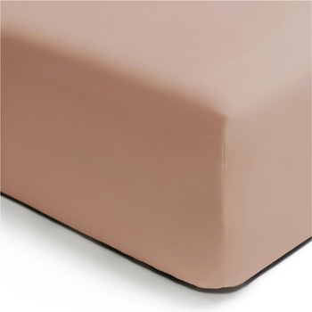 CLARYSSE Единичен чаршаф с ластик NOA 90 x 200 см, пудра розов, памук, Clarysse (CLALFLG005P9080)