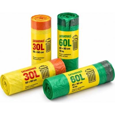 Era-pack Sáček utahovací 12 µm 30l 15ks žlutý