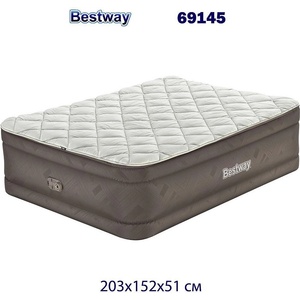 Bestway Матрак надуваем 203x152x51 см, Bestway 69145 Fortech Queen, с вградена помпа (69145)