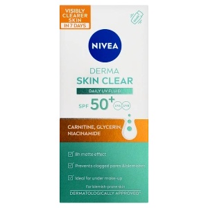 Nivea Daily UV флуид 40ml Derma SPF50+