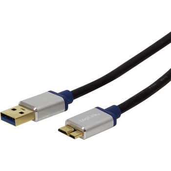 Logilink BUAM315 USB 3.0, USB A male to Micro-B male, 1,5m