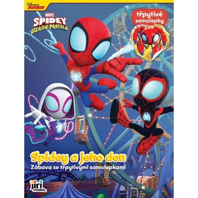 Zábava se třpytivými samolepkami spidey