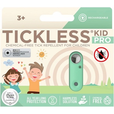 Tickless Kid PRO s možností nabíjení Ultrazvuková ochrana proti klíšťatům