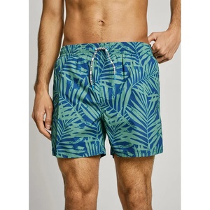 Pepe Jeans Бански гащета Pepe jeans Leaf swimming shorts - Blue (Moor Green)