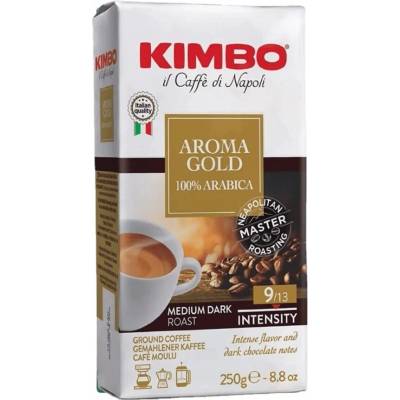 Kimbo Italská mletá káva Aroma Gold 100% Arabica 250 g