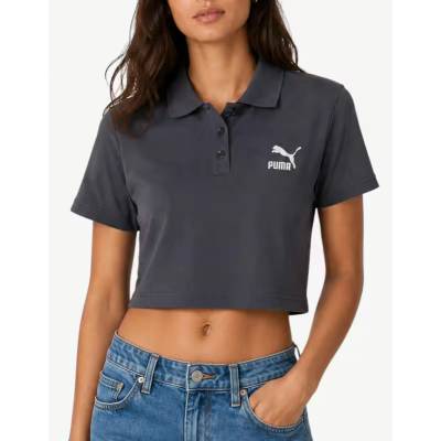 PUMA Classics Polo Baby Tee Navy