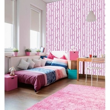 DIMEX ART s. r. o Луксозна флизелинова тапета розови коне