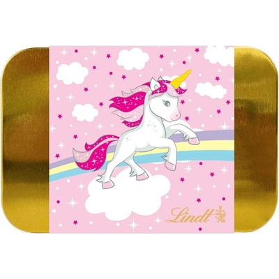 Lindt Lindor Zlatá plechovka pralinek Unicorn 200 g
