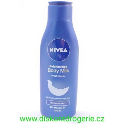 Nivea Body Milk výživné tělové mléko velmi suchá pokožka 250 ml