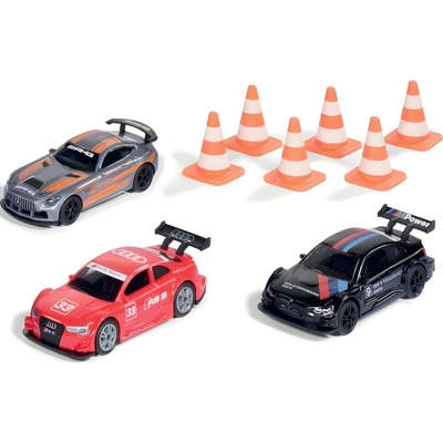 Siku Super set závodní auta s kužely 3ks