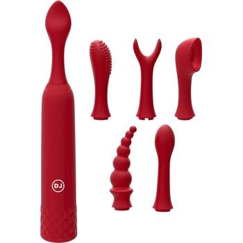 Image 1 of Doc Johnson iVibe Select iQuiver 7 Piece Set Red Velvet
