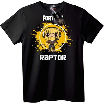 NOONEBRAND Тениска Fortnite Raptor - 5XL, White