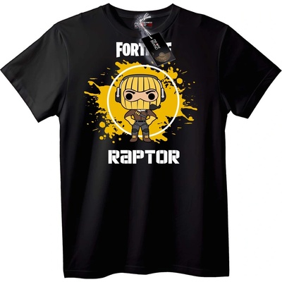 NOONEBRAND Тениска Fortnite Raptor - 5XL, White