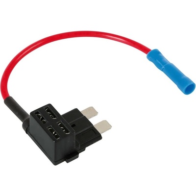 Pojistkové pouzdro na standartní plochou pojistku s odbočkou TWIN LAMPA