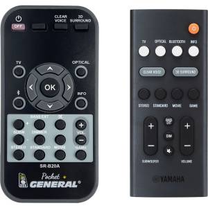 GENERAL Yamaha sr-b20a - дистанционно управление дубликат (sr-b20a) Дистанционно