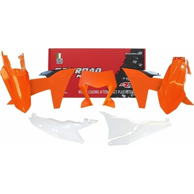 Rtech sada plastov KTM oranžovo-černo-bílá 6 dielov