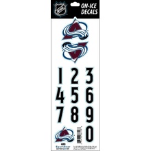 Sportstape ALL IN ONE HELMET DECALS - COLORADO AVALANCHE