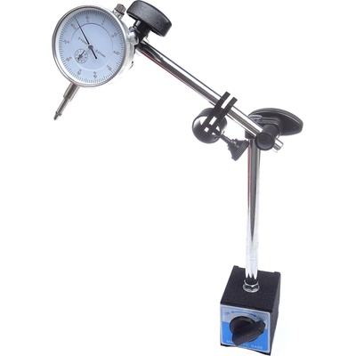 Magnetický stojan, stativ + úchylkoměr QUATROS