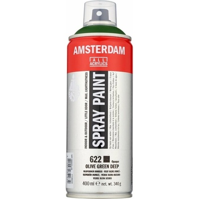 Amsterdam akrylový sprej 400 ml 622 Olive Green Deep