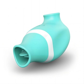 Image 1 of Tracy's Dog TF 2 in 1 Clitoral Vibrator Turqoise