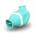 Tracy's Dog TF 2 in 1 Clitoral Vibrator Turqoise