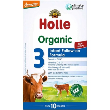 Holle Био мляко за кърмачета Holle - Organic 3, 600 g (BB210313)