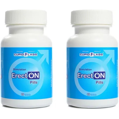 CUPID LABS Еректон 20 таблетки за ерекция (2 опаковки х 10 таблетки)
