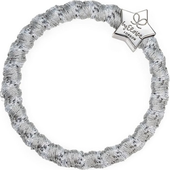 By Eloise London Silver Star Woven Silver Shimmer