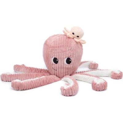 Les deglingos-ptipotos PTIPOTOS Плюшено октоподче Filou розово - мама с бебе