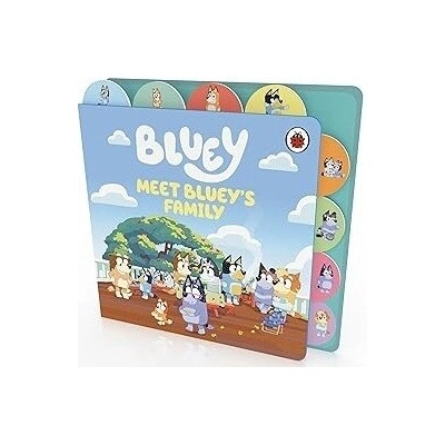 Bluey: Meet Blueys Family: Tabbed Board Book