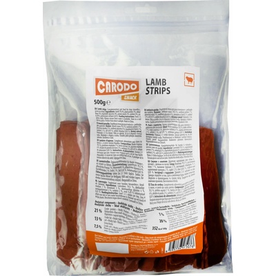 CARODO Dog poch. Jehněčí proužky 500 g
