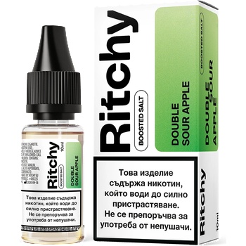 никотинови соли Ritchy Salt 10ml Double Sour Apple 10мг