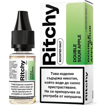 никотинови соли Ritchy Salt 10ml Double Sour Apple 10мг