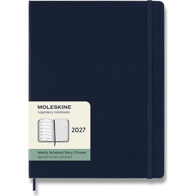 Moleskine B5 týždenný 2027 modrý