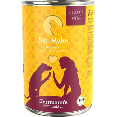 Herrmanns Classic Bio Menu bio kuracie mäso s bio prosom 6 x 400 g