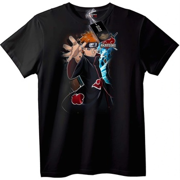 NOONEBRAND Тениска Naruto Pain Аниме - 2XL, Black