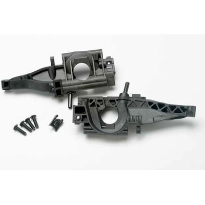 Traxxas Булкхде заден Traxxas Revo Bulkhead, rear (L&R halves)/ diff retainer, rear/ 4x14mm BCS, TRX5329 (TRX5329)