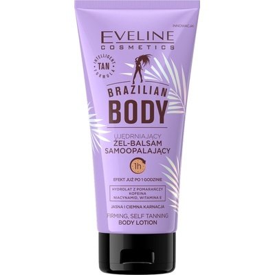 Eveline Cosmetics Brazilian Body samoopaľovací gél so spevňujúcim účinkom 150 ml