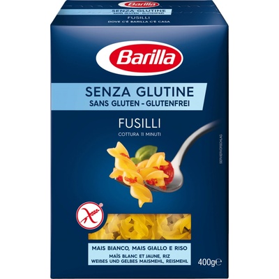 Barilla bezlepkové těstoviny Fusilli 400 g