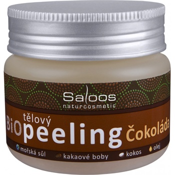 Saloos Bio tělový peeling Čokoláda 140 ml