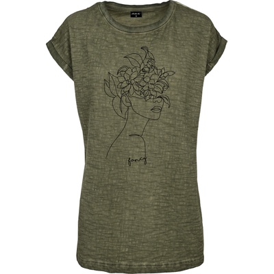 Mister Tee Тениска Ladies One Line Fruit Tee olive XSUB-MT2519-00176 - Камуфлаж, размер L