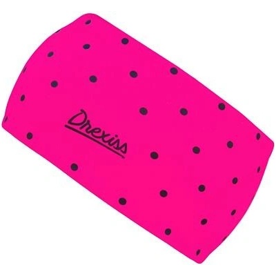 Drexiss dvouvrstvá s fleecem Dot neon pink zateplená