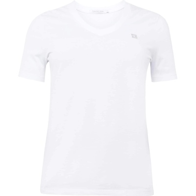 Calvin Klein Jeans Curve Тениска бяло, размер XXXL
