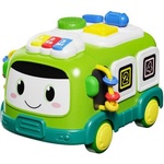 Raya Toys Бебешка музикална играчка Raya Toys - Мултифункционален бус 6в1, зелена (503125198)