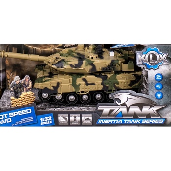 EmonaMall Детски инерционен танк със звук и светлина EmonaMall - Код W2977 (W2977-200257815-6952002578152)