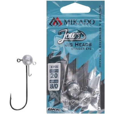 Mikado Jigová hlava JAWS STINGER EYE JIG veľ.12 10g 2ks