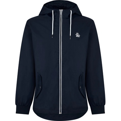 Original Penguin Men's Ratner Waterproof Wind Resistant Hooded Long Sleeve Rain Anorak - Yale