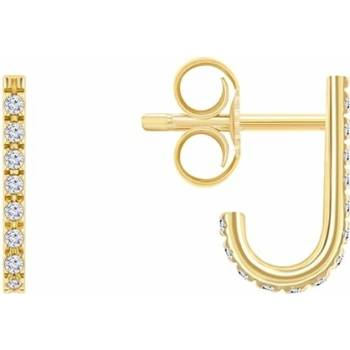 Eppi Minimalistické náušnice s lab-grown diamantmi Passang E47984