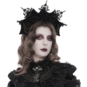 Devil fashion диадема DEVIL FASHION - Nocturnal Roses - черна - AS259