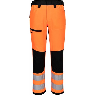 Portwest CD857 WX2 Eko servisné nohavice Hi-Vis triedy 2 oranžová-čierna